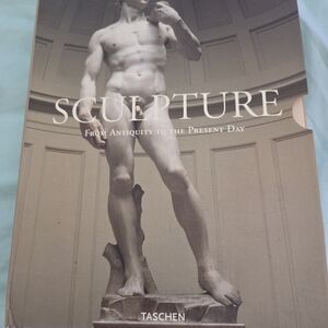 Taschen Sculpture Book — Beige and White Cover